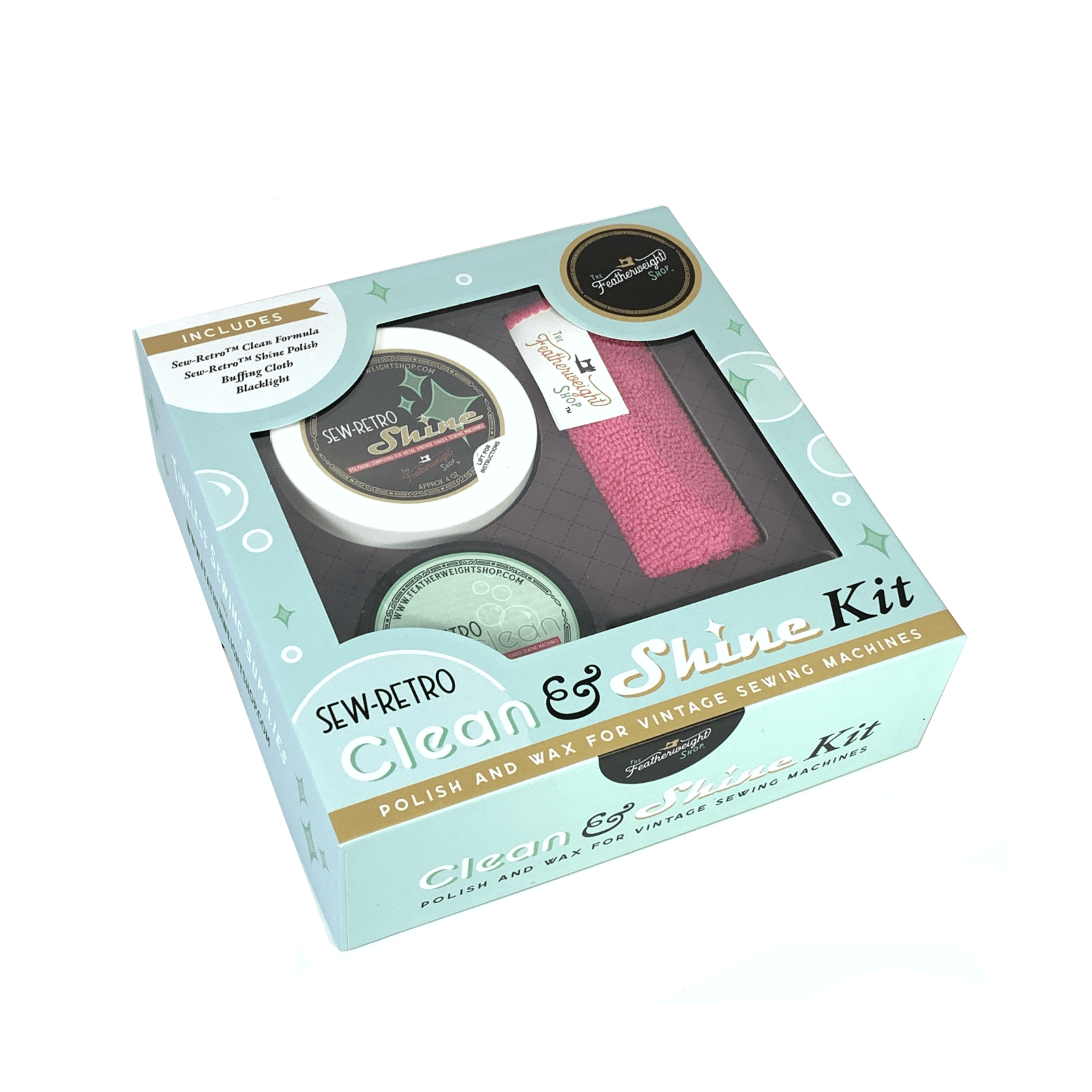 Sew - Retro Clean & Shine Kit for Vintage Sewing Machines - The Old Singer Shop