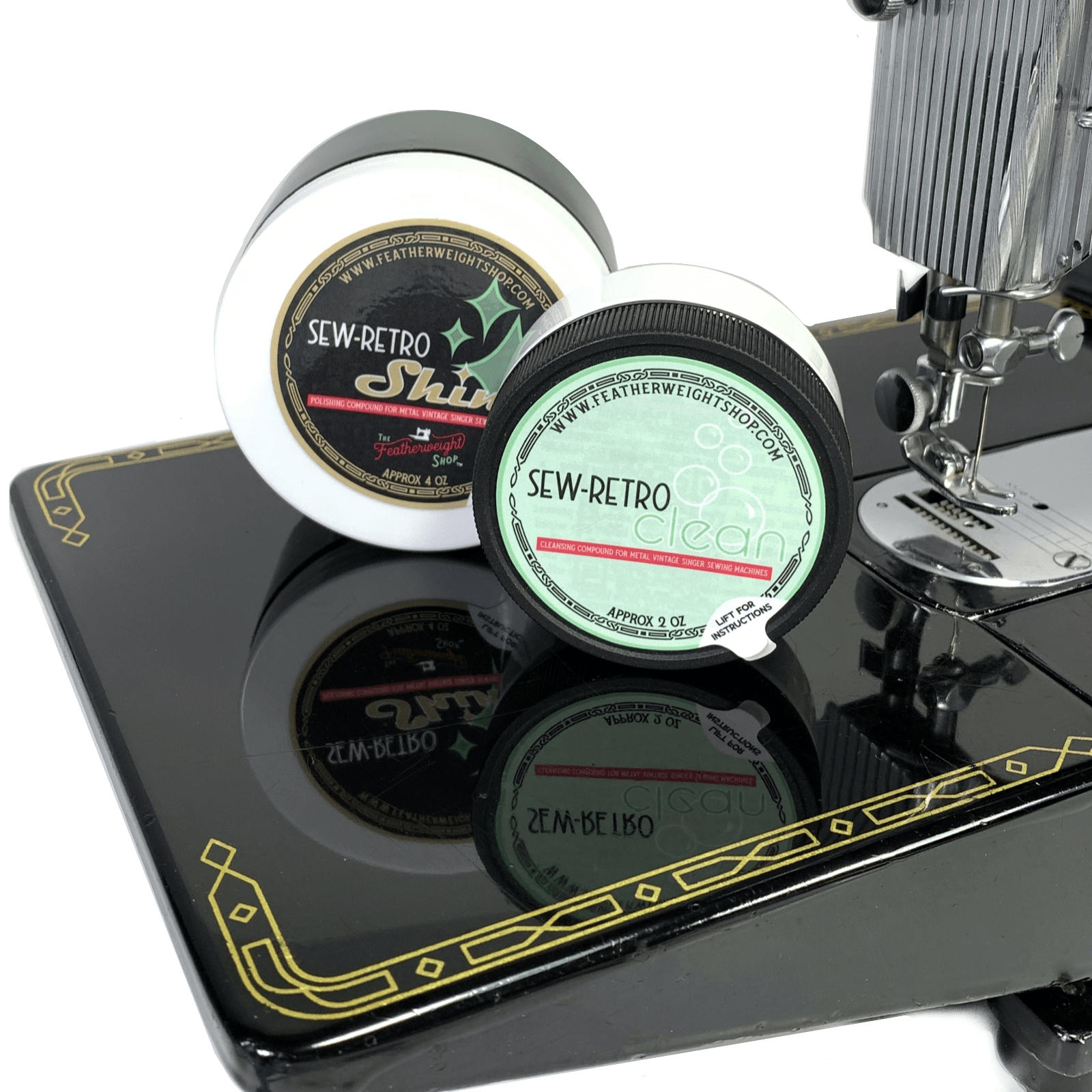 Sew - Retro Clean & Shine Kit for Vintage Sewing Machines - The Old Singer Shop