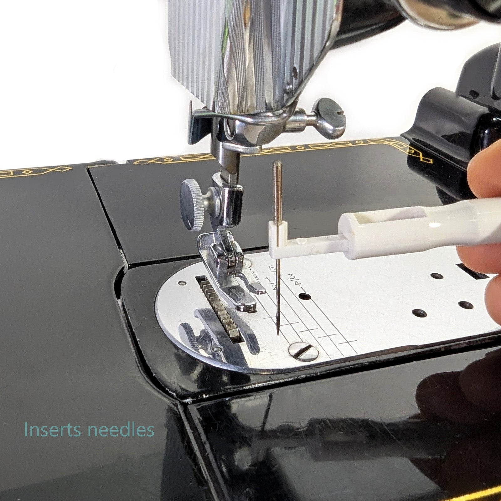 Sewing Machine Universal Needle Inserter and Threader