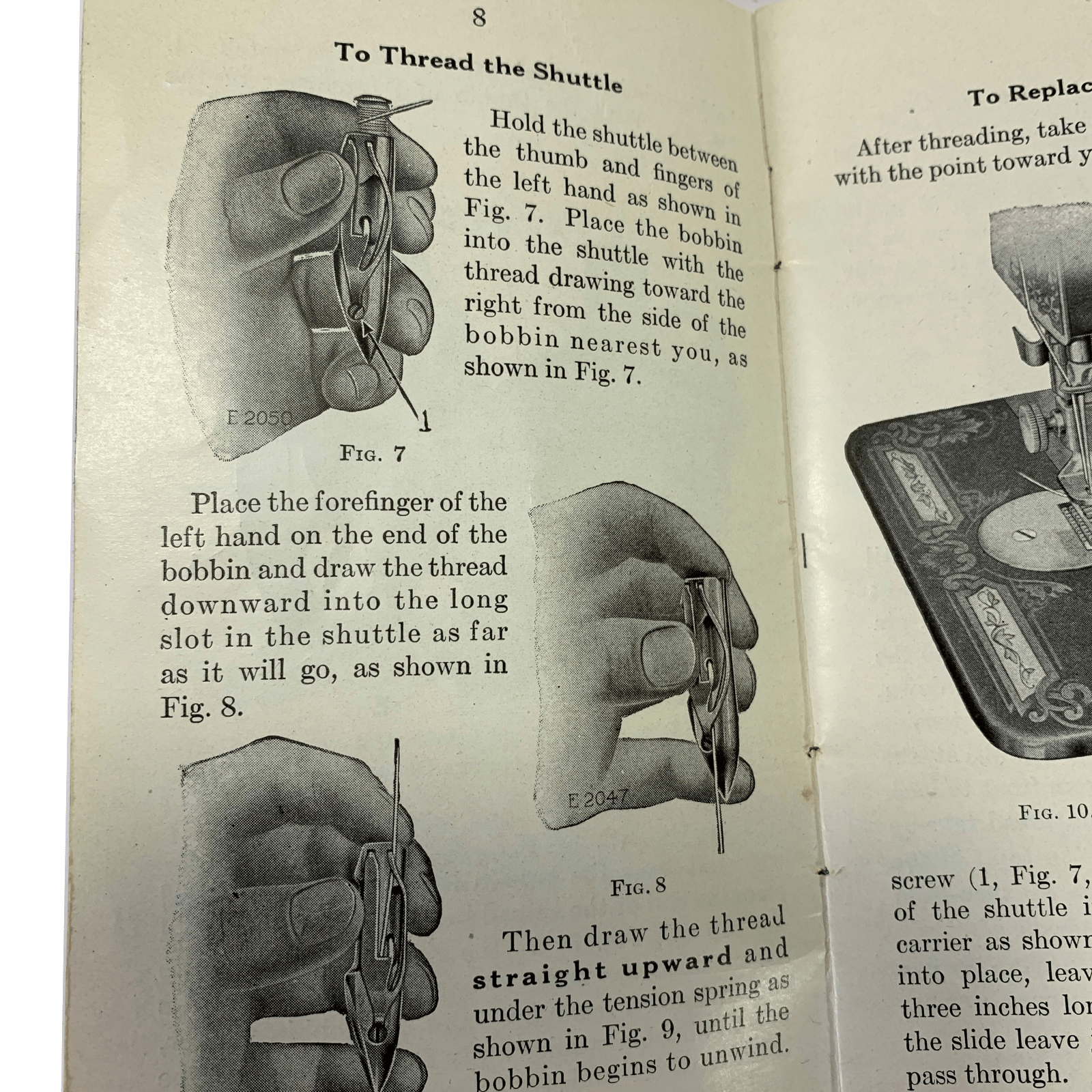 Singer 127 128 Treadle Sewing Machine Instruction Manual Vintage Original 1916 - The Old Singer Shop