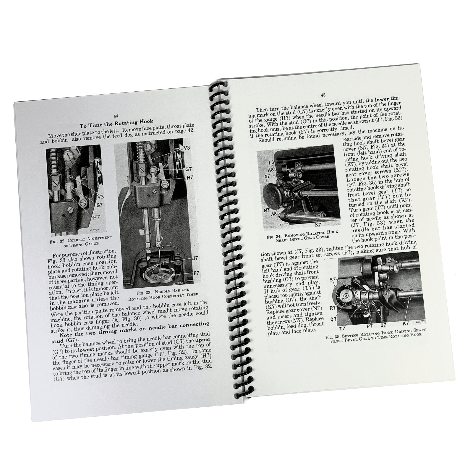 Singer 201 - 2 201 - 3 Sewing Machine Adjusters Service Repair Manual Coil Bound - The Old Singer Shop