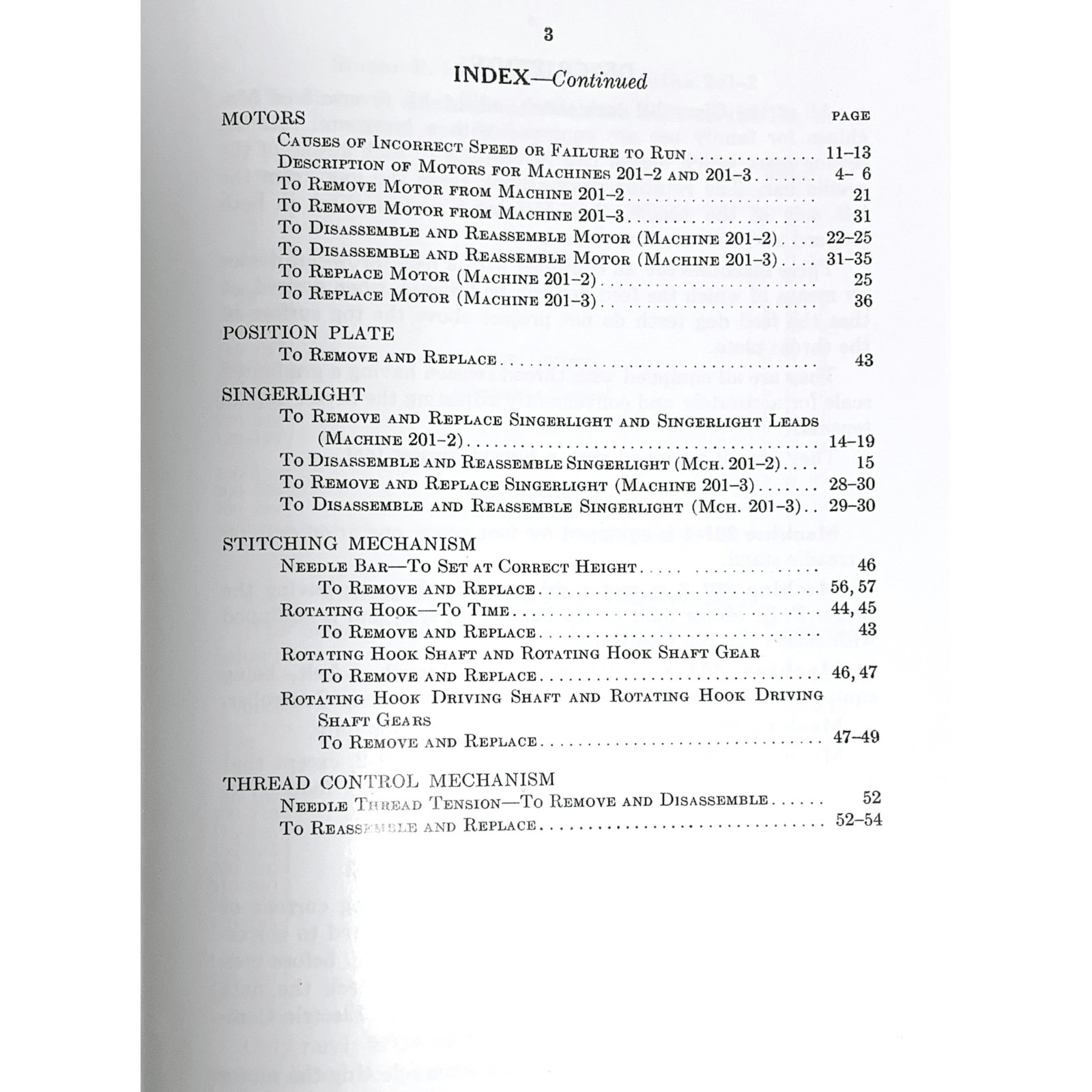 Singer 201 - 2 201 - 3 Sewing Machine Adjusters Service Repair Manual NEW - The Old Singer Shop