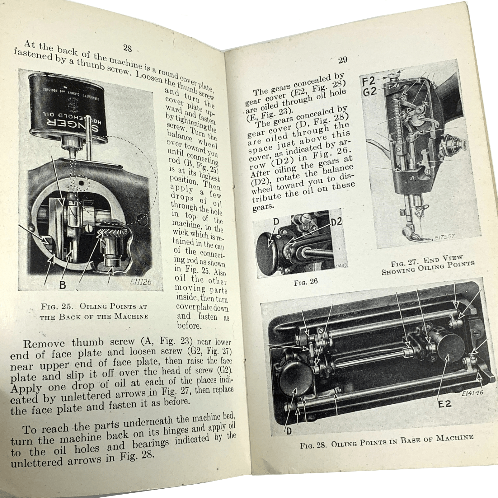 Singer 201 - 2 Sewing Machine Instruction Manual Vintage Original 1941 - The Old Singer Shop
