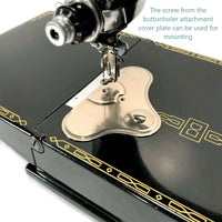 Singer 221 Featherweight Sewing Machine Ameoba Feed Dog Cover Plate 121309 S - The Old Singer Shop