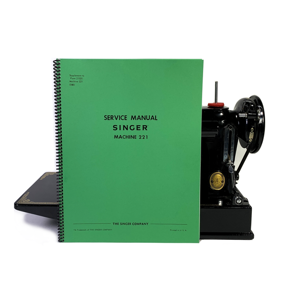 Singer 221 Featherweight Sewing Machine Adjusters Service Repair Manual NEW - The Old Singer Shop