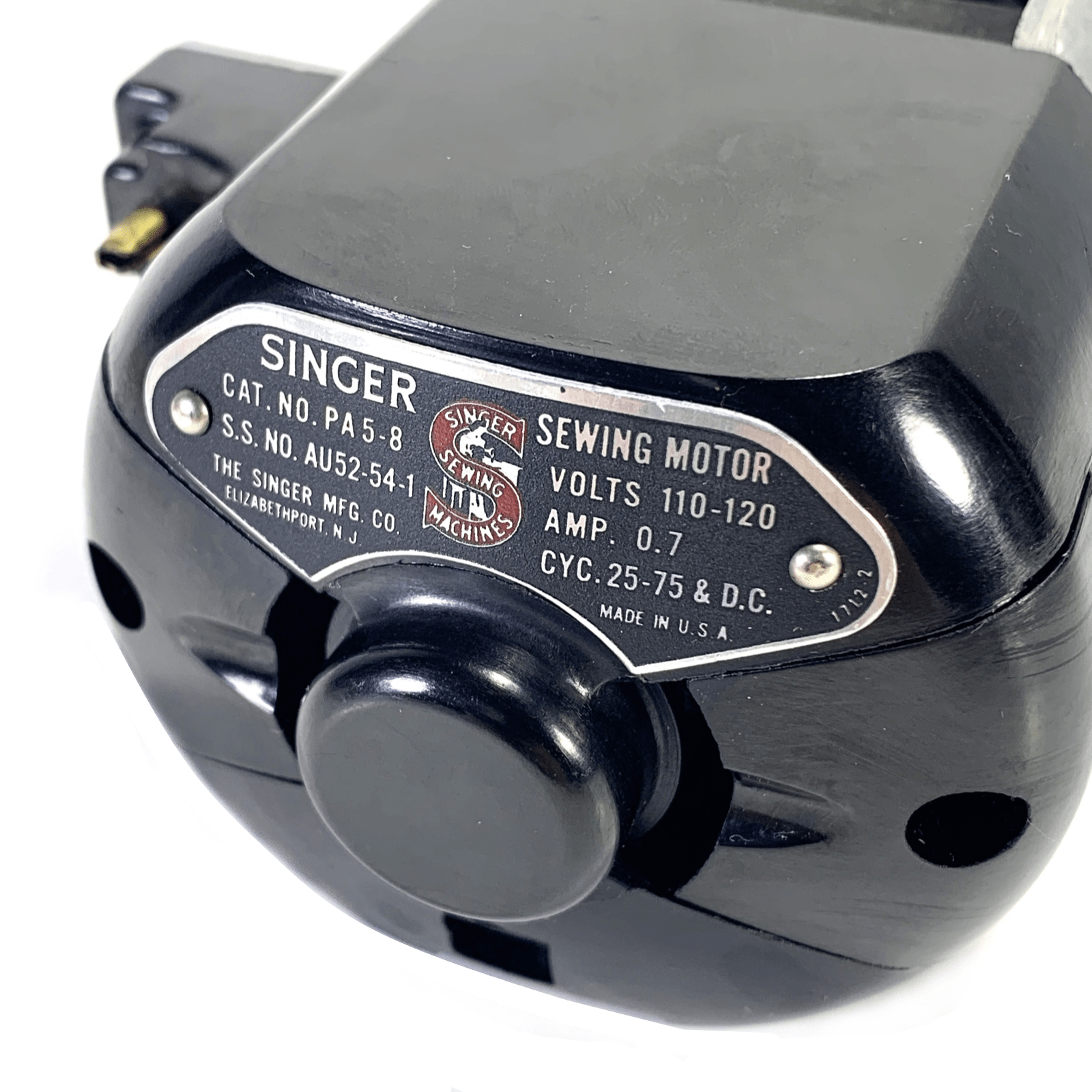 Singer 301 301A Sewing Machine Motor Simanco Part PA5 - 8 0.7 Amp - The Old Singer Shop