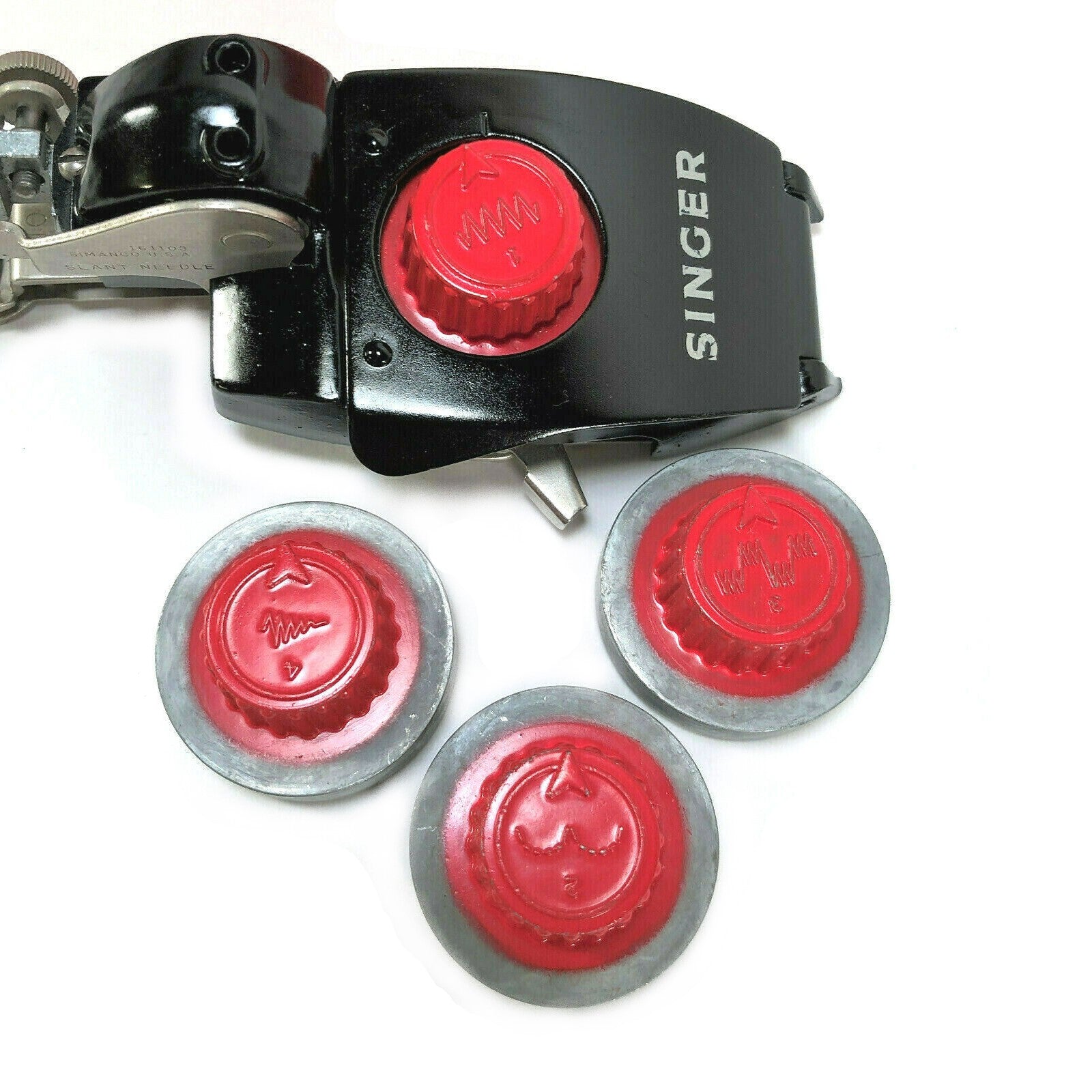 Singer 301 404 Sewing Machine Slant Shank Automatic Zigzagger Attachment in Box 161103 160986 - The Old Singer Shop