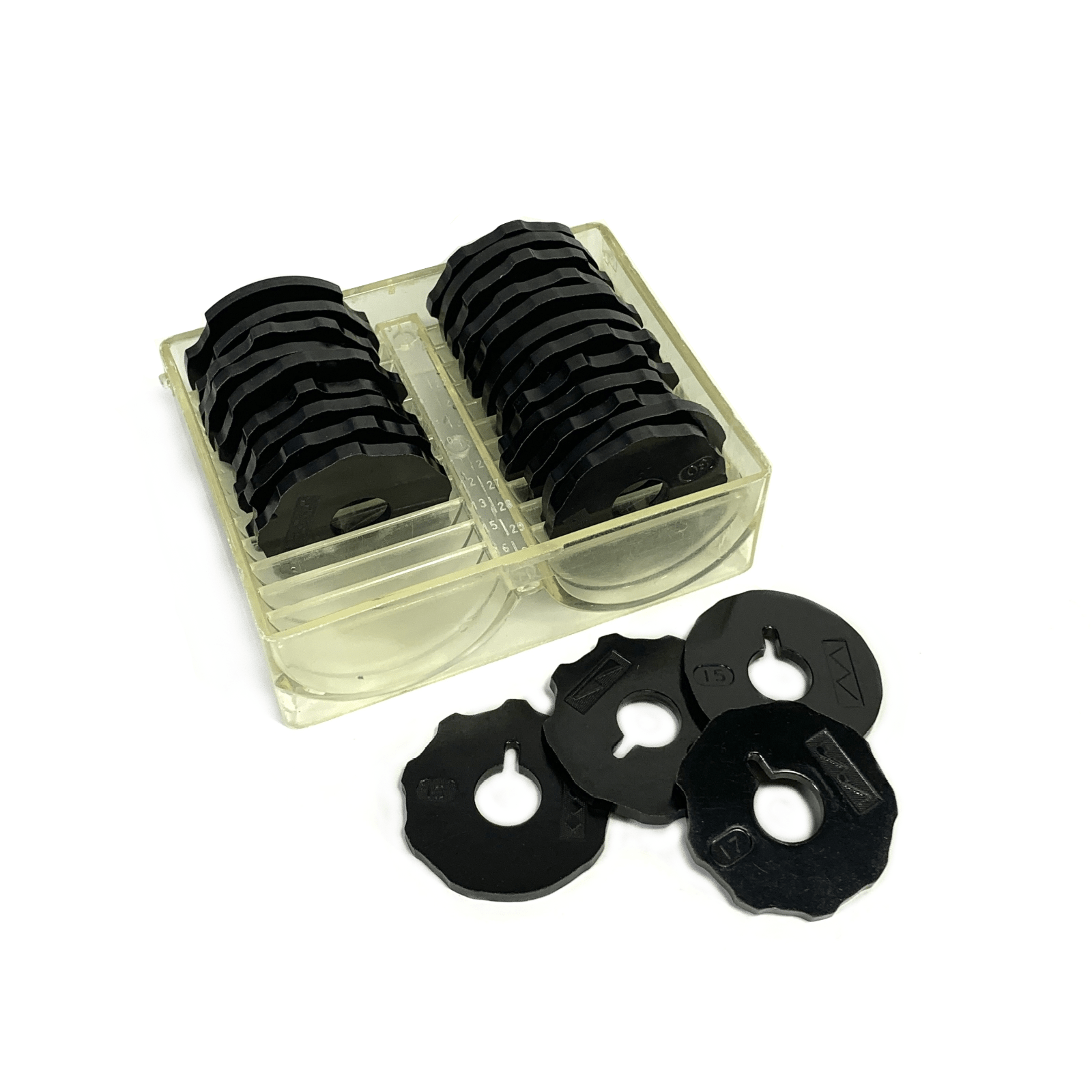 Singer 306 319 320 Sewing Machine Flat Fashion Disc Decorative Stitch Cam Set of 25 - The Old Singer Shop