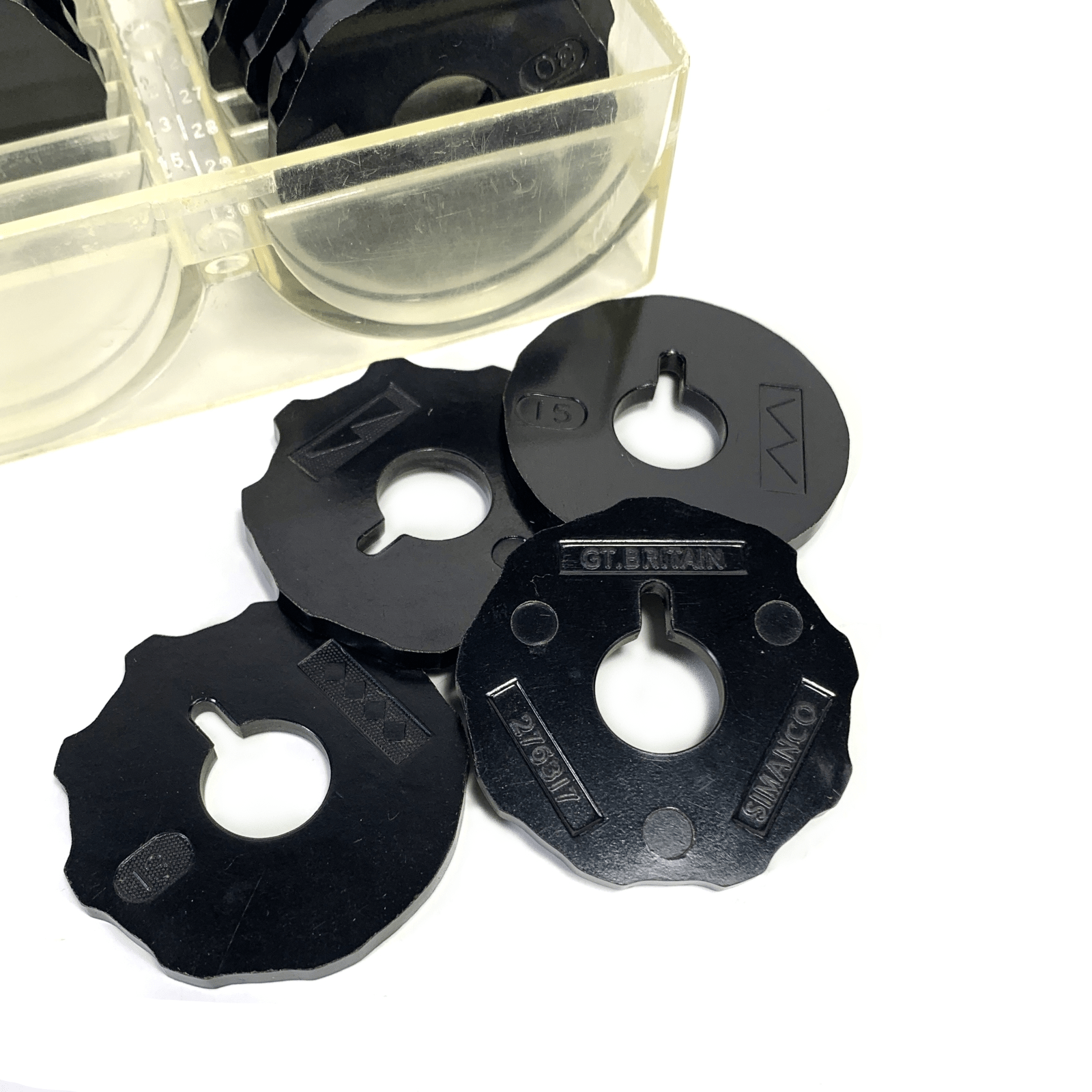 Singer 306 319 320 Sewing Machine Flat Fashion Disc Decorative Stitch Cam Set of 25 - The Old Singer Shop