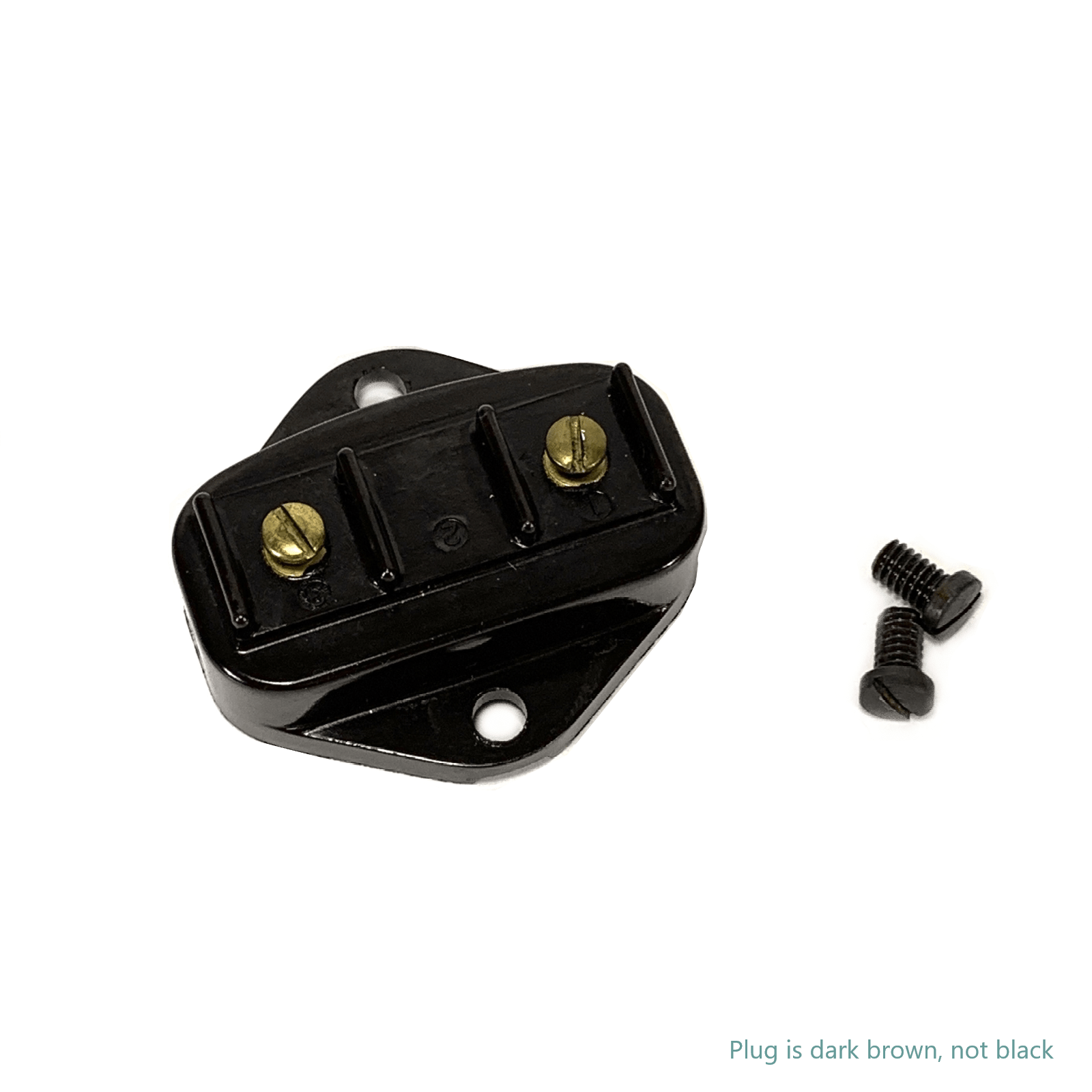 Singer 401 401A Sewing Machine Bakelite Terminal 2 Pin Power Plug Simanco - The Old Singer Shop