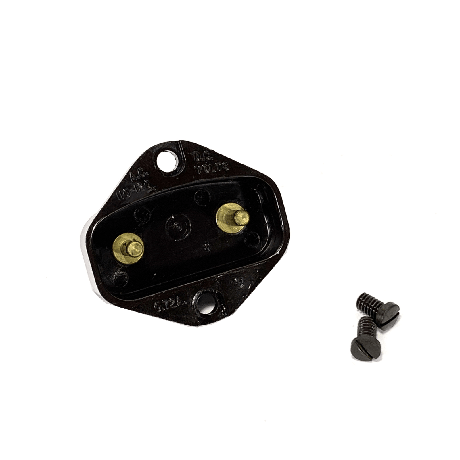 Singer 401 401A Sewing Machine Bakelite Terminal 2 Pin Power Plug Simanco - The Old Singer Shop