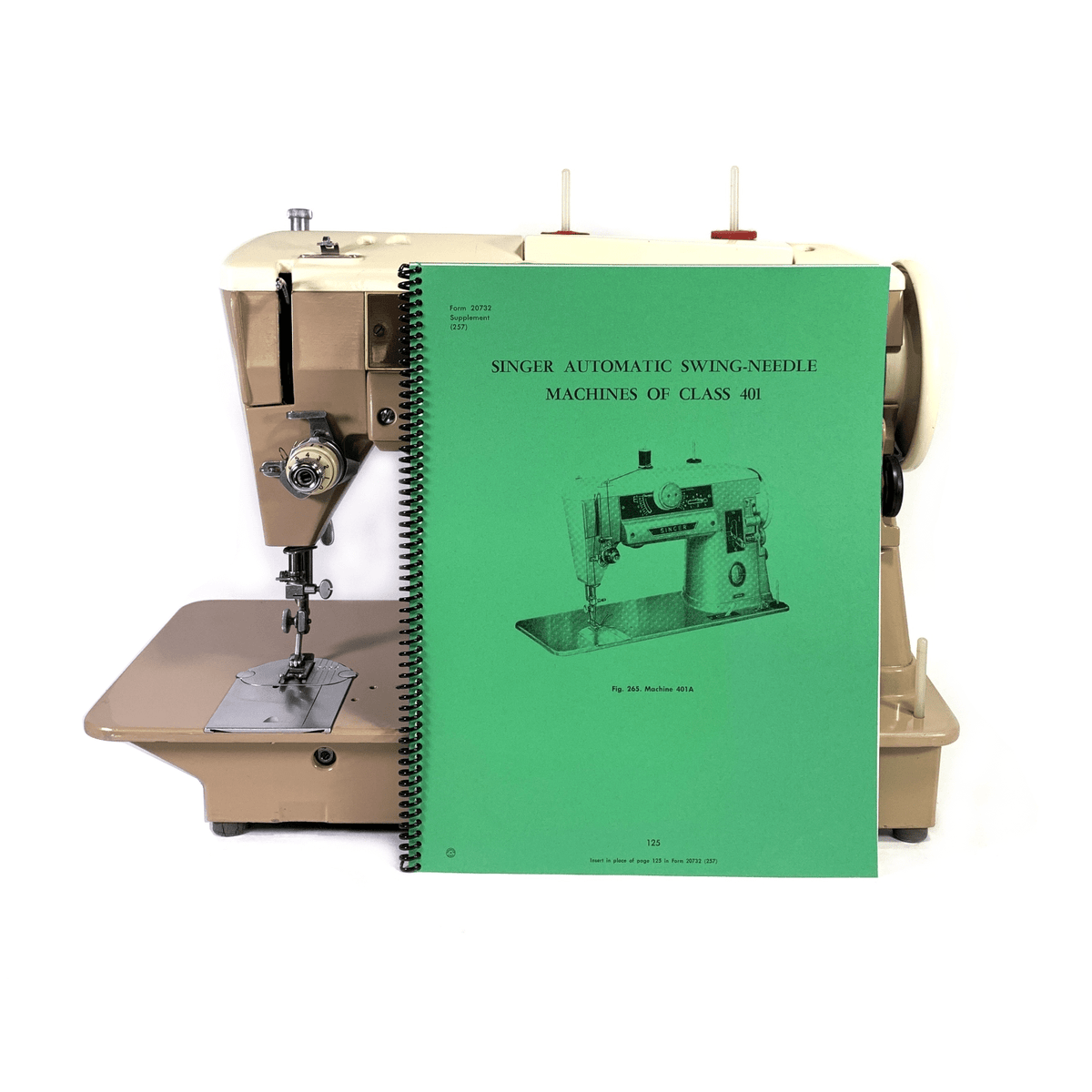 Singer 401 Slant-o-Matic Sewing Machine Adjusters Service Repair Manua ...
