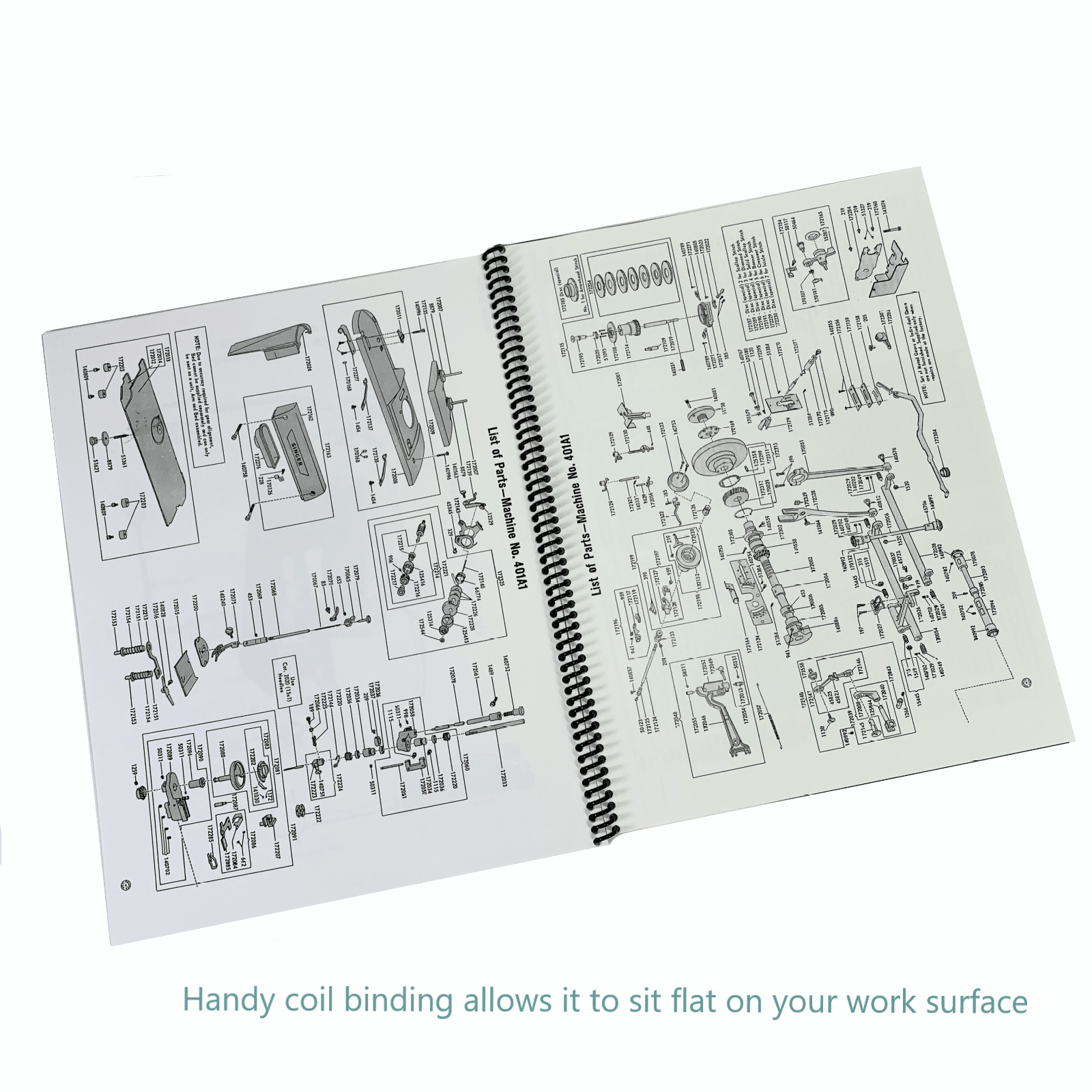 Singer 401 Slant - o - Matic Sewing Machine Adjusters Service Repair Manual w Parts List NEW - The Old Singer Shop