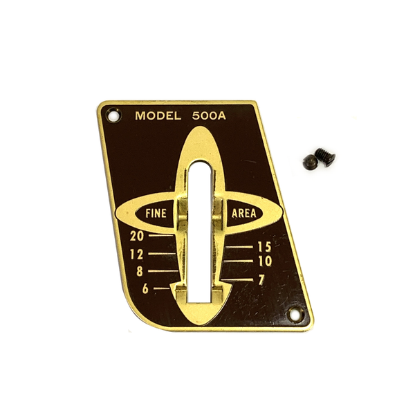 Singer 500 500A Rocketeer Sewing Machine Stitch Length Indicator Plate 172539