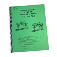 Singer 500 503 Rocketeer Sewing Machine Adjusters Service Repair Manual w Parts List NEW