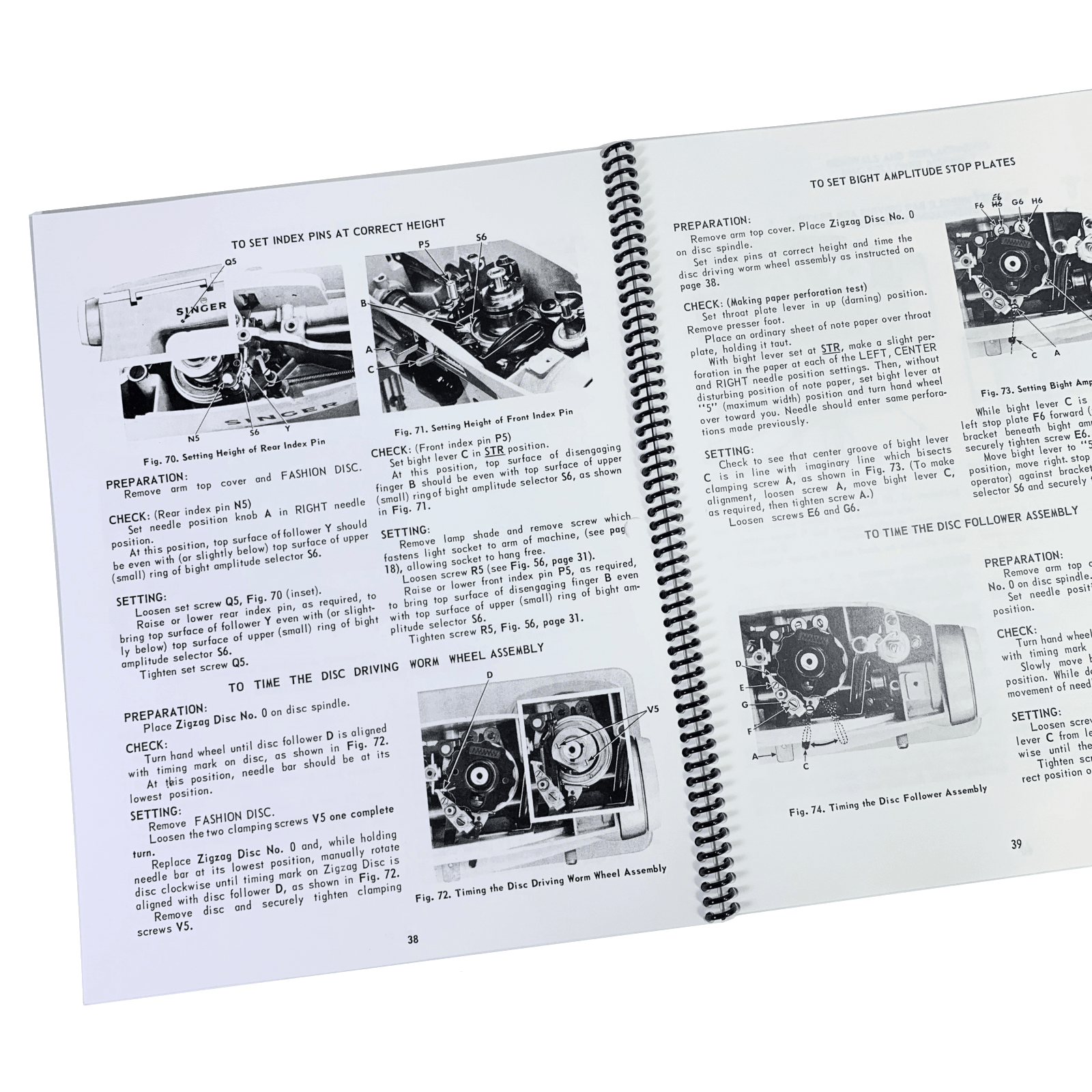 Singer 500 503 Rocketeer Sewing Machine Adjusters Service Repair Manual w Parts List NEW - The Old Singer Shop