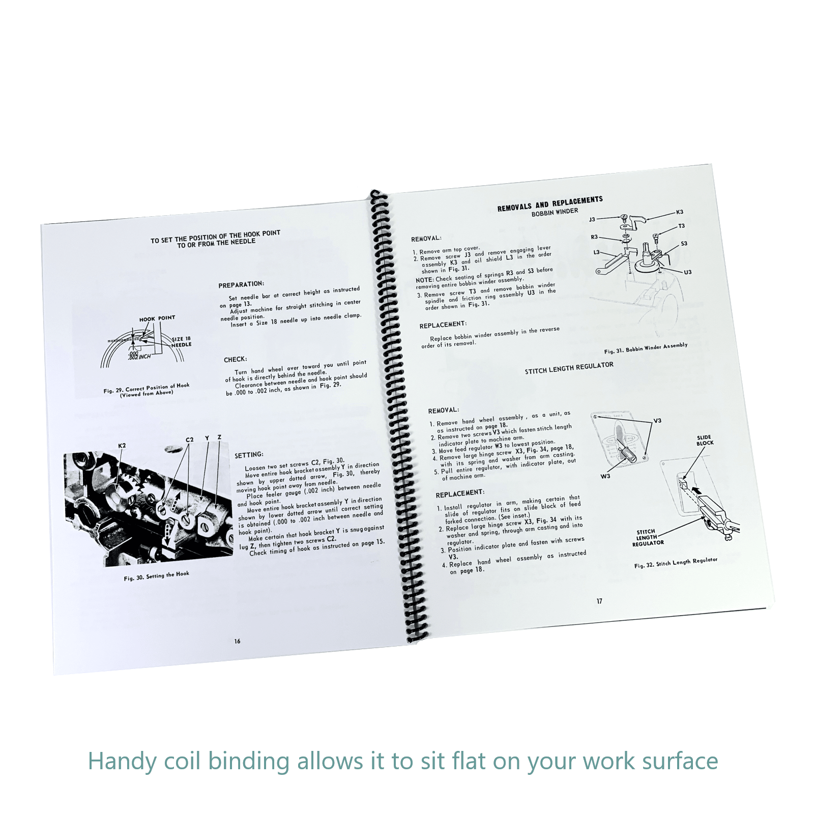 Singer 500 503 Rocketeer Sewing Machine Adjusters Service Repair Manual w Parts List NEW - The Old Singer Shop