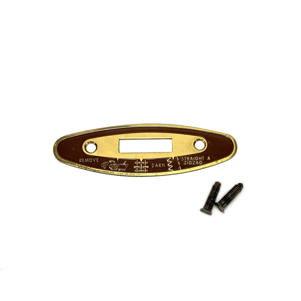Singer 500 503 Rocketeer Sewing Machine Throat Position Indicator Plate 172549 - The Old Singer Shop