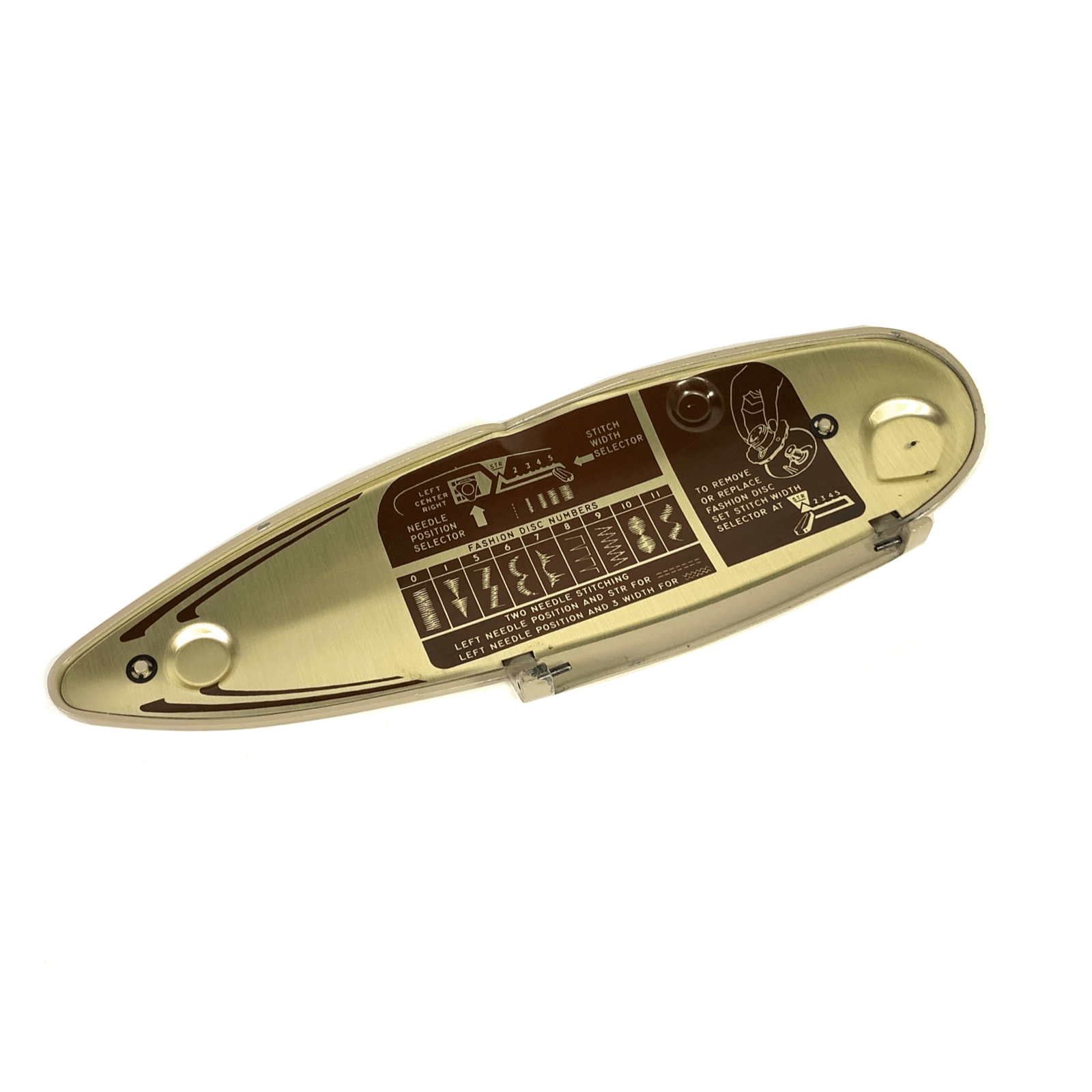 Singer 503 503A Rocketeer Sewing Machine Flip Up Top Cover Lid Simanco 174606 - The Old Singer Shop