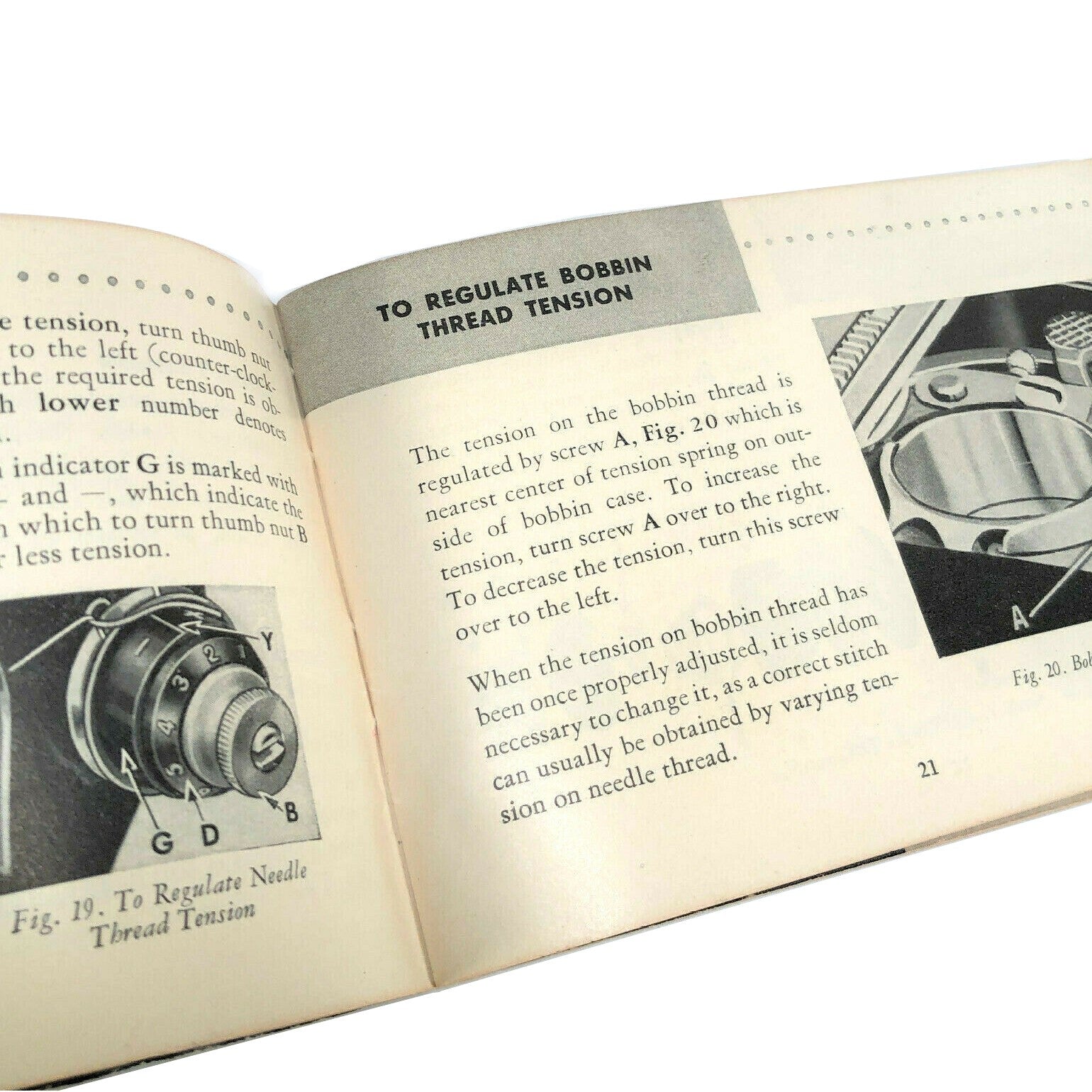 Singer 66 - 16 Sewing Machine Instruction Manual Book Original 1954 - The Old Singer Shop