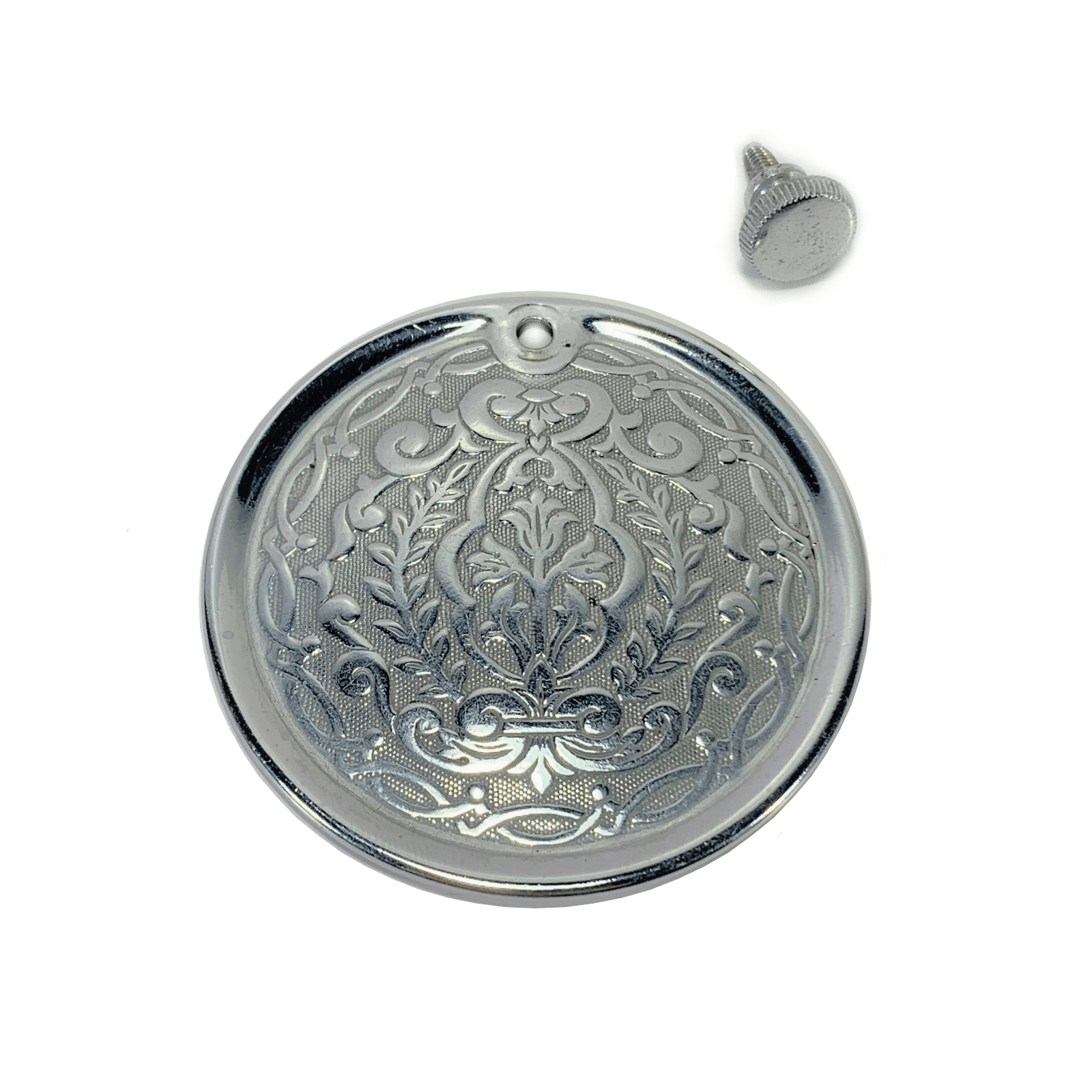 Singer 66 66K Sewing Machine Rear Access Cover Plate in Chrome Simanco 32633 - The Old Singer Shop