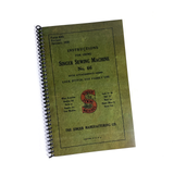 Singer 66 Red Eye Treadle Sewing Machine Instruction Manual Coil Bound - The Old Singer Shop