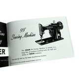 Singer 99K 99-31 Sewing Machine Instruction Manual New Reproduction 1957