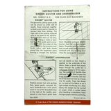 Singer Class 301 Sewing Machine Slant Shank Quilting Foot and Underbraider Set on Card - The Old Singer Shop