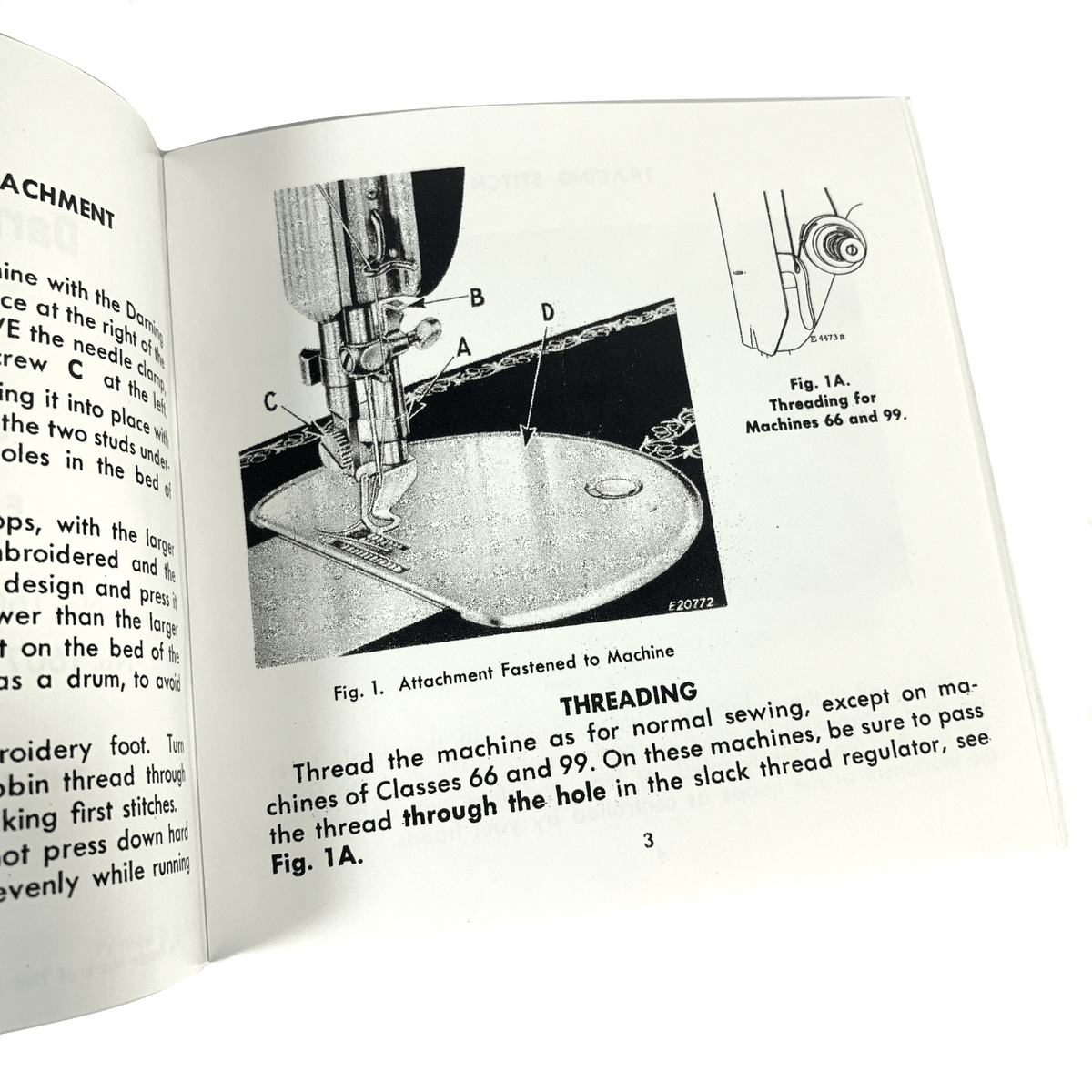 Singer Darning Machine Singer Darning and Embroidery Attachment 160719 160720 Instruction Man ...