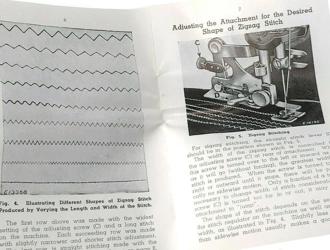 Singer Low Shank Sewing Machine Adjustable Zigzag Attachment Zigzagger Simanco 121706 - The Old Singer Shop