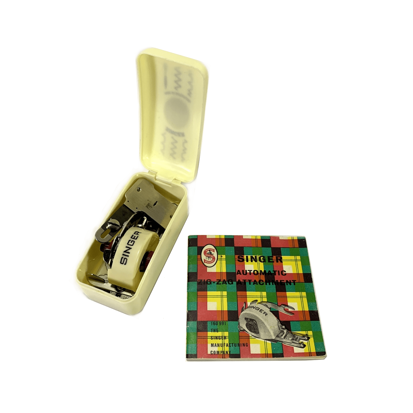 Singer Sewing Machine Low Shank Swiss Automatic Zigzag Attachment Simanco 160991 - The Old Singer Shop