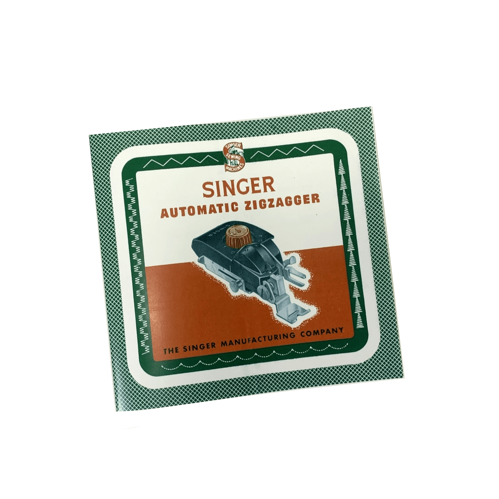 Singer Sewing Machine Automatic Zigzagger 160985 160986 Instruction Manual New Repro - The Old Singer Shop