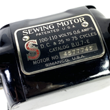 Singer Sewing Machine B.U.7 Motor Original Simanco 99 66 128 - The Old Singer Shop