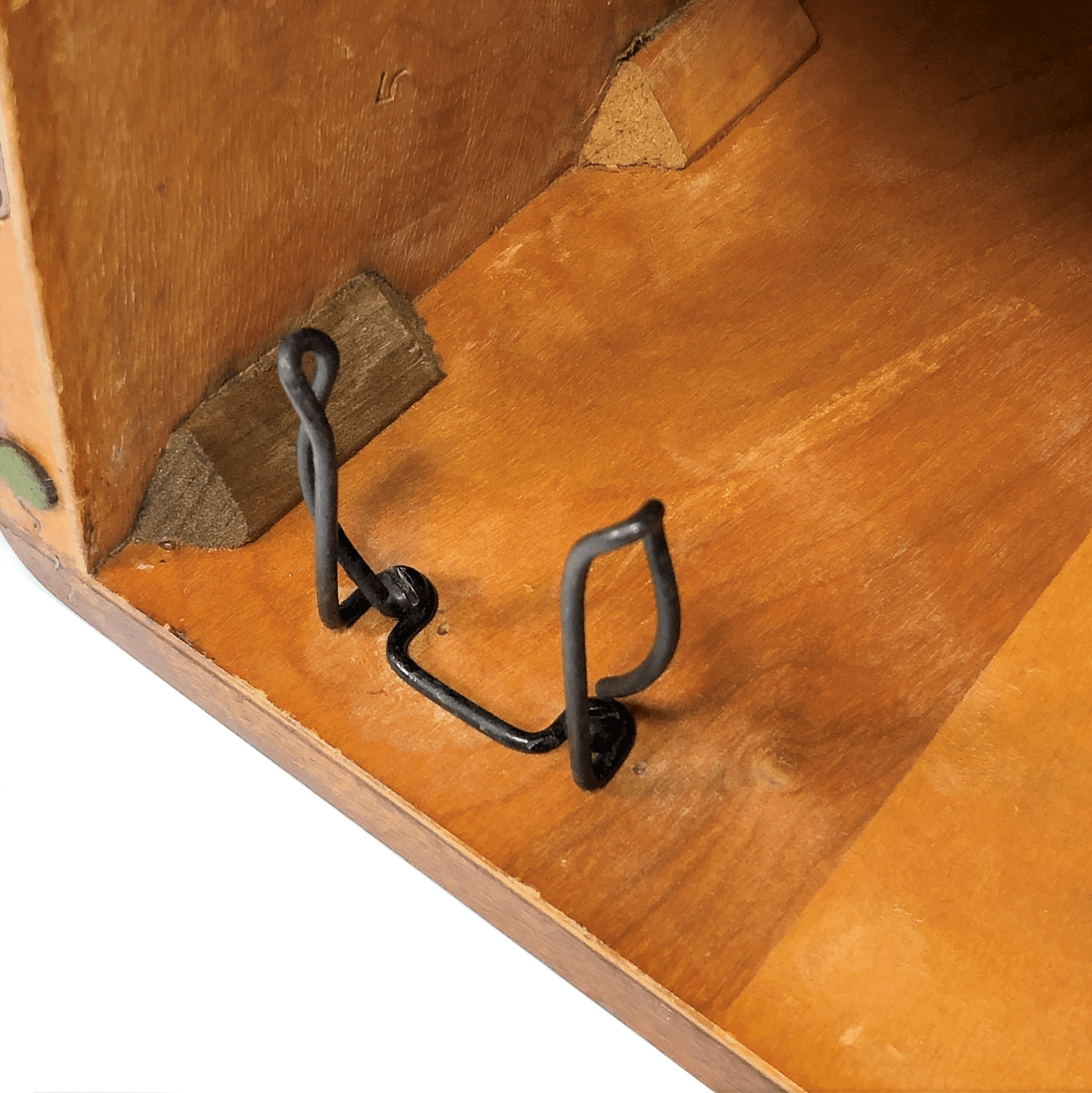 Singer Sewing Machine Bentwood Case Bent Wire Thumb Oiler Bracket Simanco - The Old Singer Shop