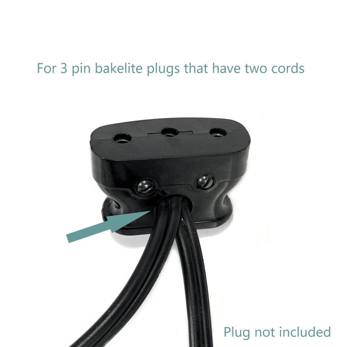 Singer Sewing Machine Double Lead Cord Kit Re-Wire Your Original Bakelite Plug & Controller - The Old Singer Shop