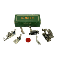 Singer Sewing Machine Slant Shank Attachment Set in Box Class 301 401 403 404 500 503 - The Old Singer Shop