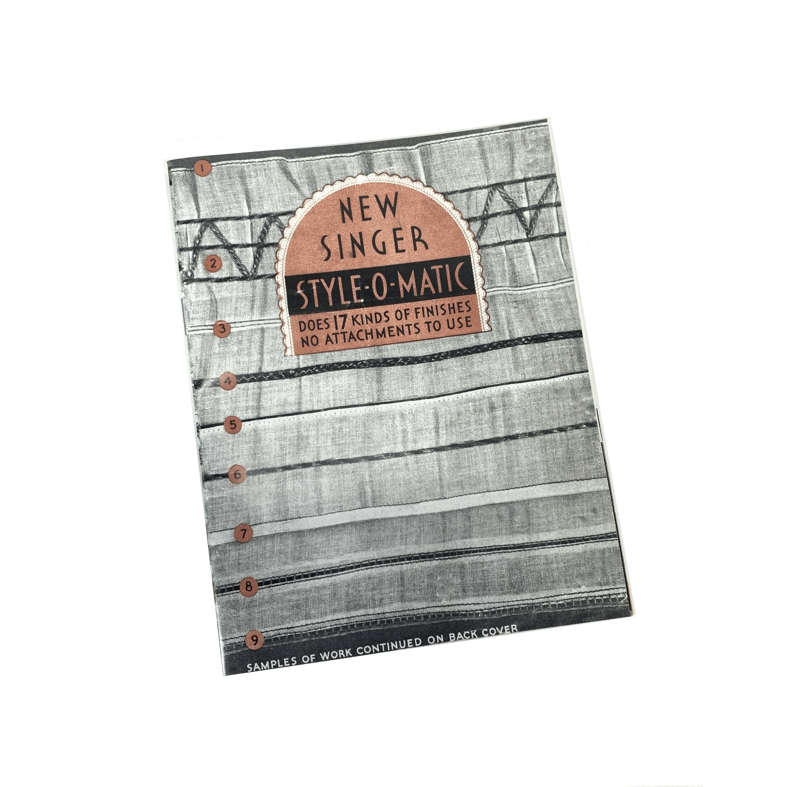 Singer Sewing Machine Style - O - Mactic Attachment Instruction Manual New Reproduction - The Old Singer Shop