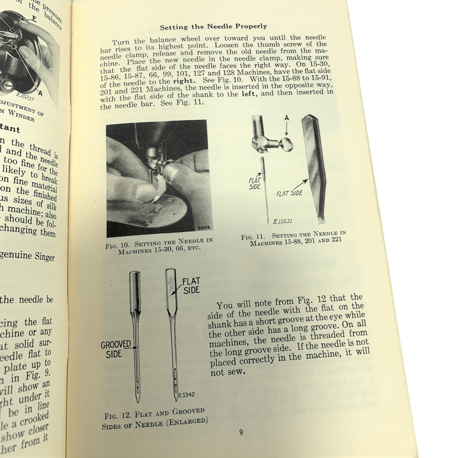 Singer Students Manual of Machine Sewing Model 15 66 127 201 School Instruction Book 1941 - The Old Singer Shop