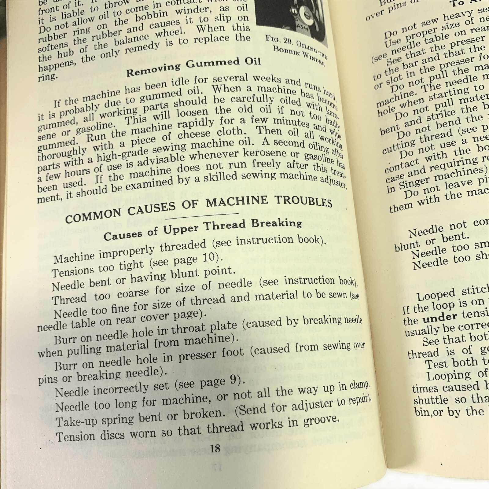 Singer Students Manual of Machine Sewing Model 15 66 127 201 School Instruction Book 1941 - The Old Singer Shop