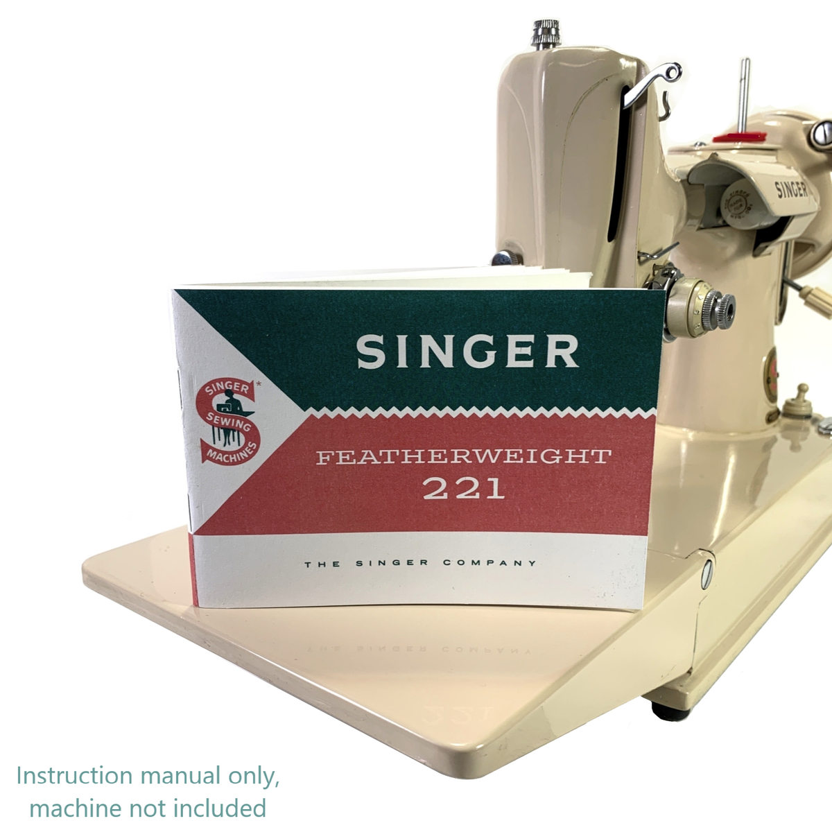 Singer Tan 221 Featherweight Sewing Machine Instruction Manual New ...