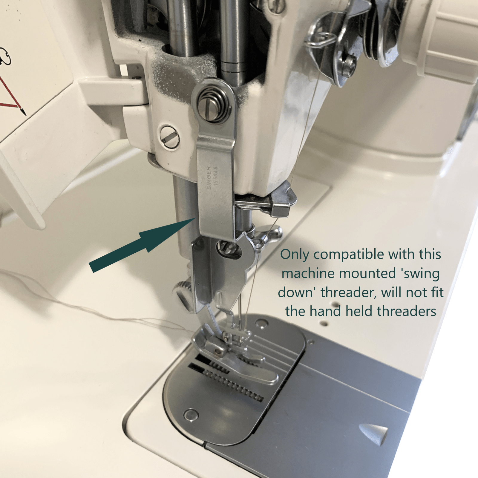 Singer Touch & Sew Sewing Machine Hook for Built - In Needle Threader Simanco 163429 - The Old Singer Shop