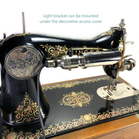 Singer Treadle or Hand Crank Sewing Machine Nickel Singerlight Work Light - The Old Singer Shop