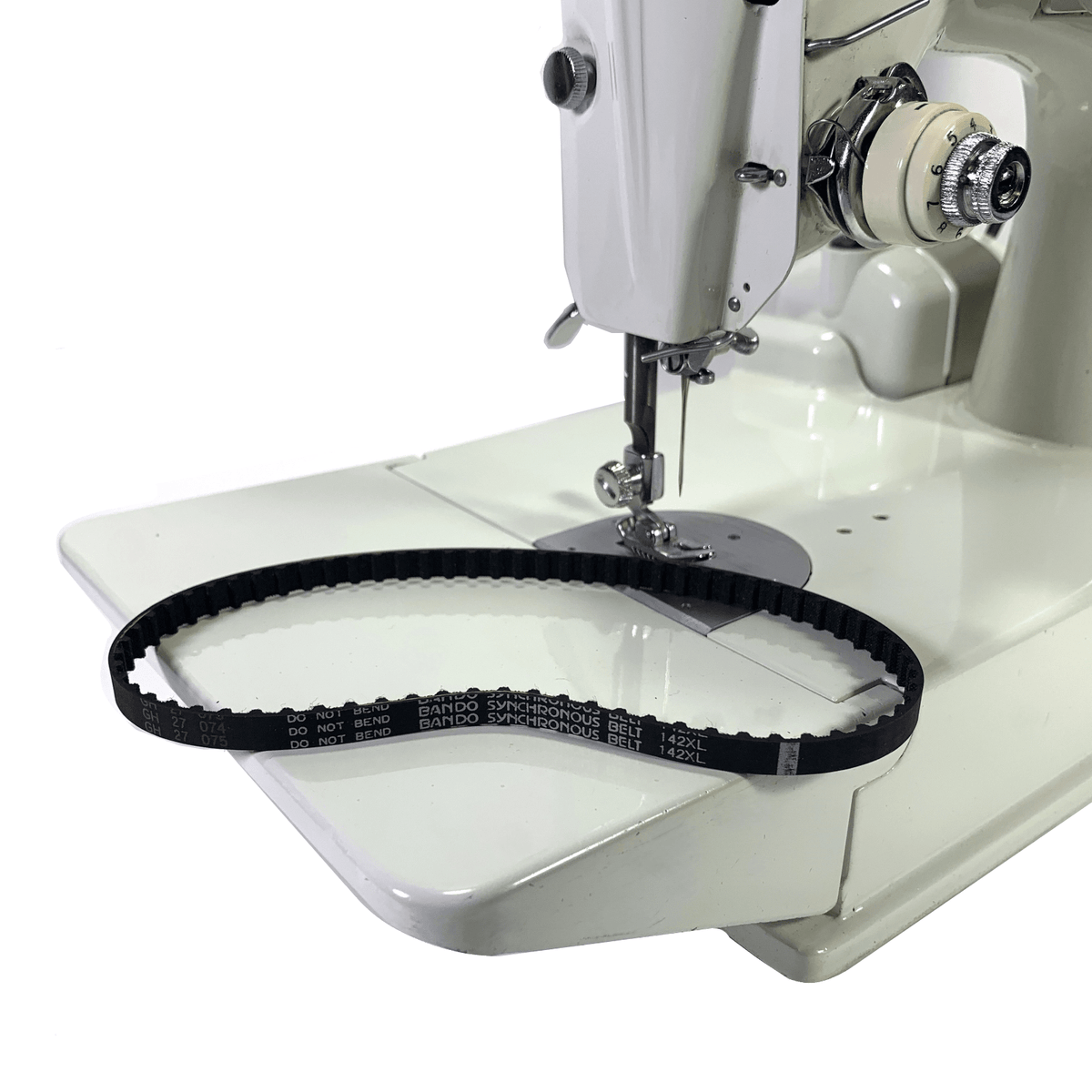 Singer White 221K Featherweight Sewing Machine Internal Drive Timing B ...