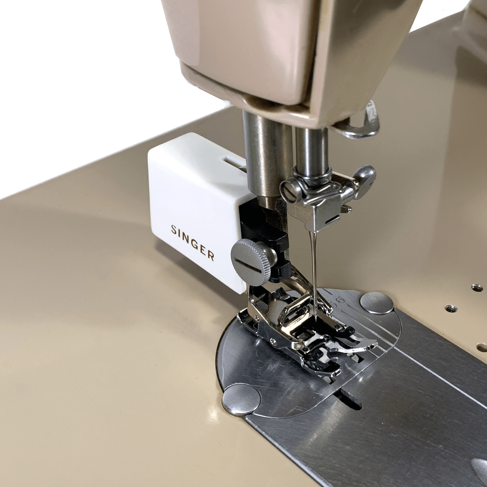 Slant Shank Even Feed Walking Foot for Singer Sewing Machine 401 403 500 503 600 700 Series - The Old Singer Shop