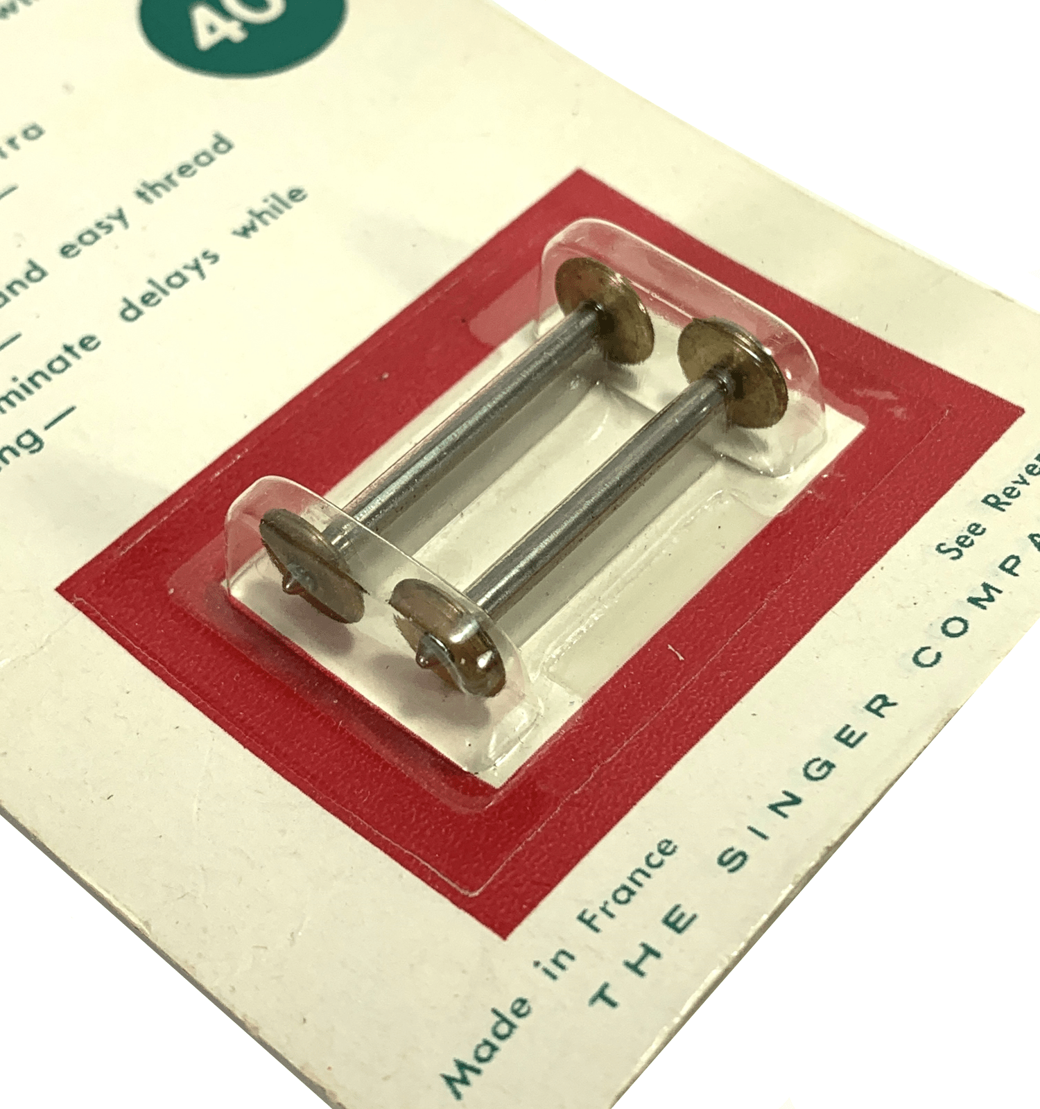 Vintage Singer 127 128 Sewing Machine Long Bobbins In Original Package NOS - The Old Singer Shop