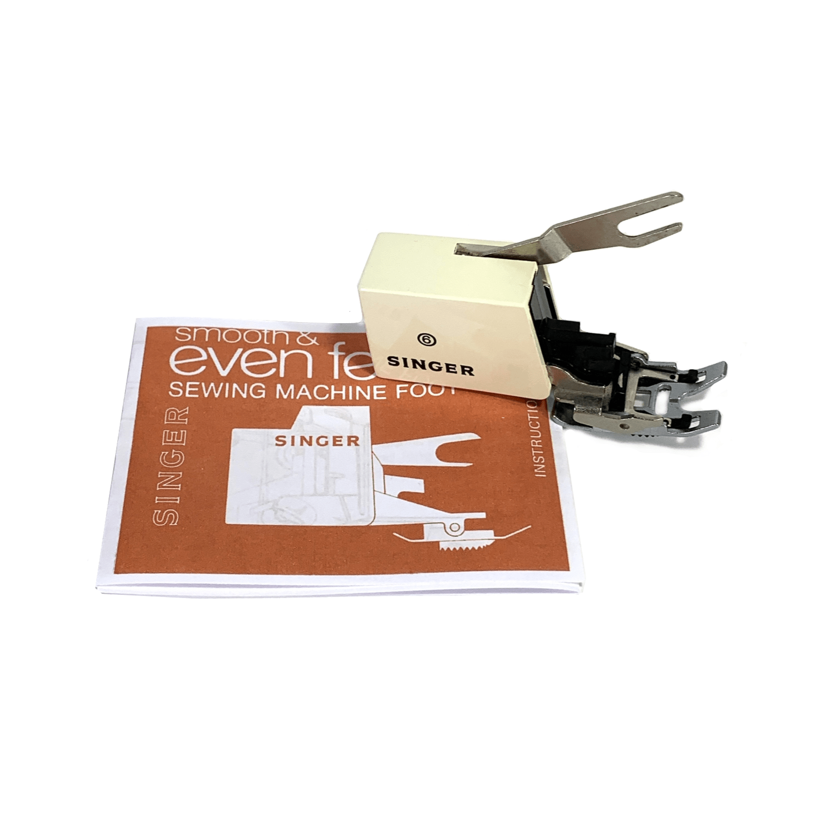 Vintage Singer Sewing Machine Low Shank 6mm Zigzag Even Feed Walking Foot 6 - The Old Singer Shop