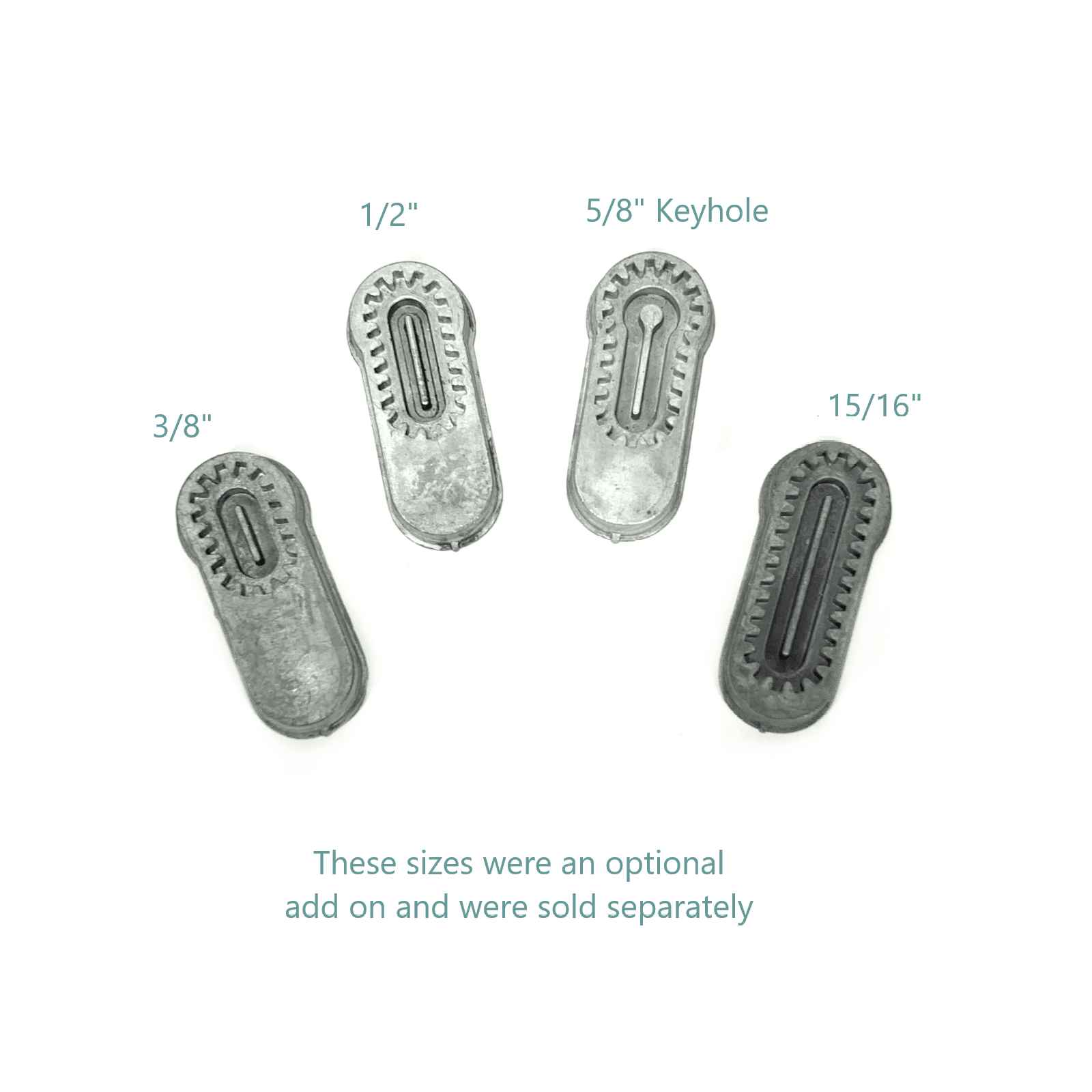 Vtg Singer Sewing Machine Buttonholer Attachment Template - Assorted Sizes, Your Choice - The Old Singer Shop