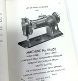 Singer 107wl Industrial Sewing Machine List of Parts Booklet Manual 1951 - The Old Singer Shop