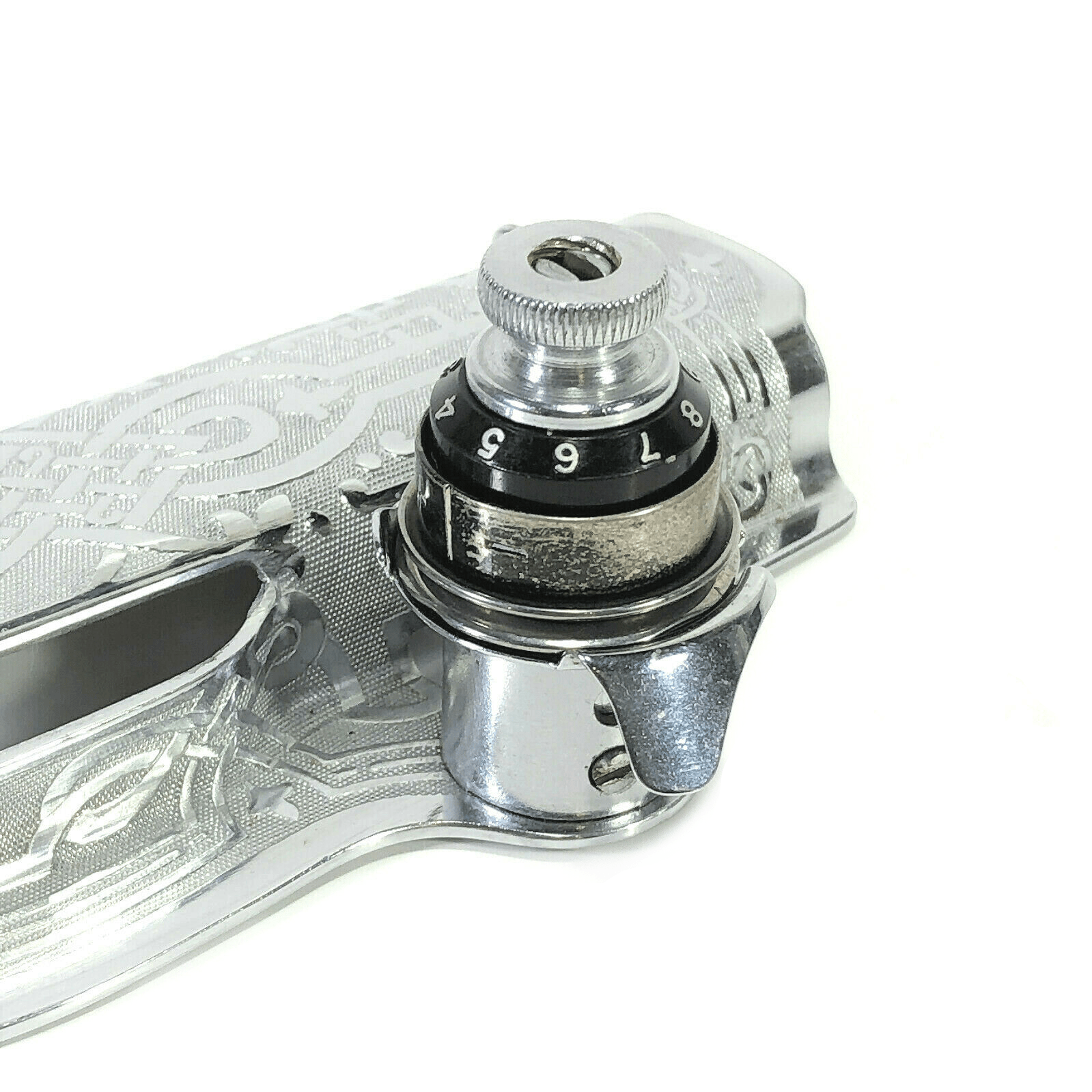 Singer 15 - 90 15 - 91 Sewing Machine Scroll Face Plate with Tension Assembly in Nickel Simanco 125367 - The Old Singer Shop