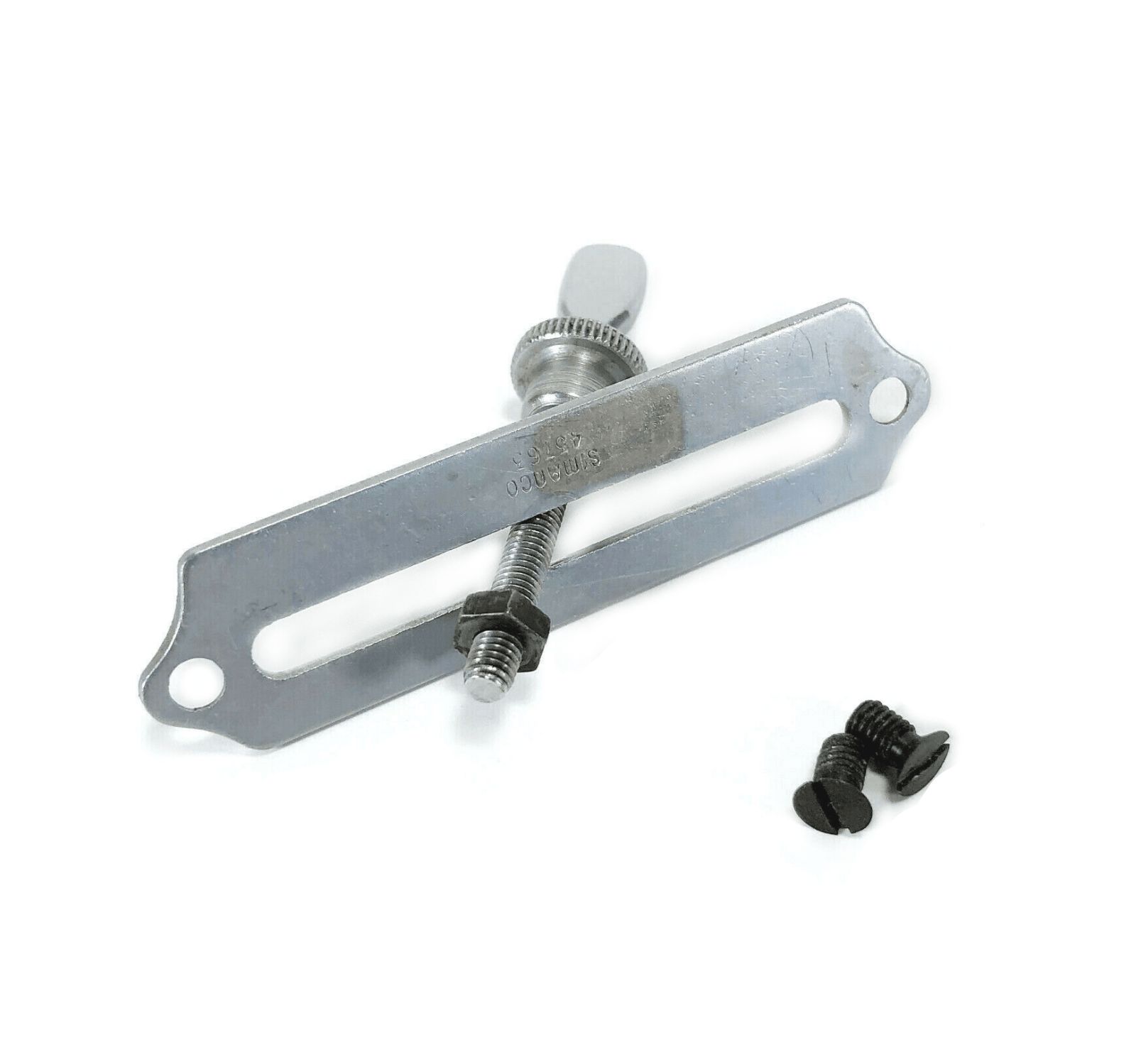 Singer 221 Featherweight Chrome Stitch Length Regulator Plate and Lever Arm Simanco - The Old Singer Shop